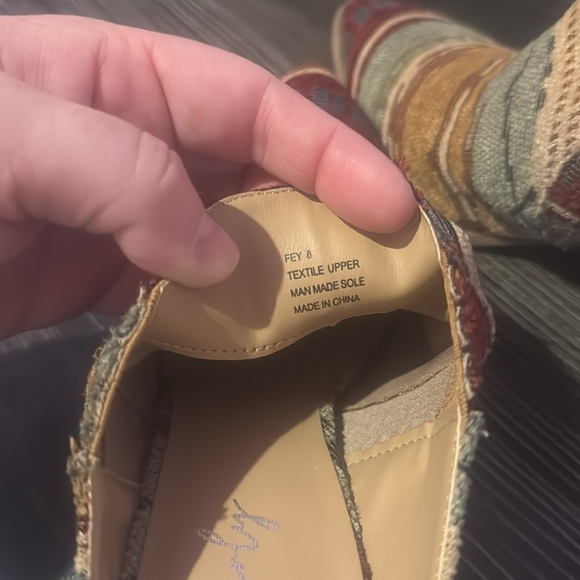 Multicolor Woven Women's heeled mules - Picture 5 of 7